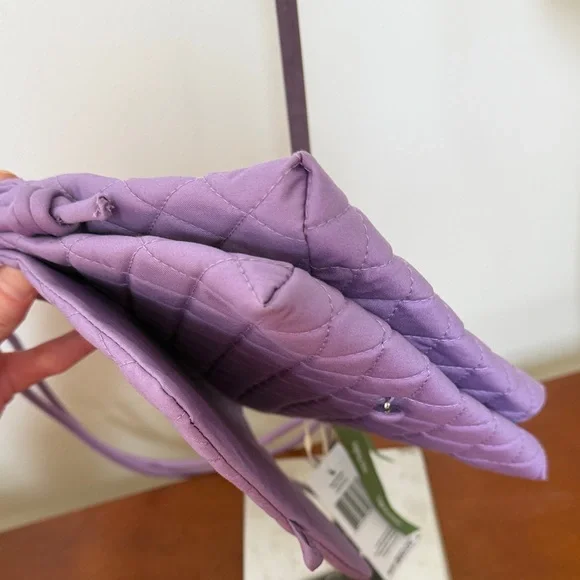 Vera Bradley Quilted Purple Crossbody Bag - Picture 10 of 10